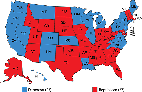 Governors 2019-2020: Democrats Try to Hold the Line in Red-State ...